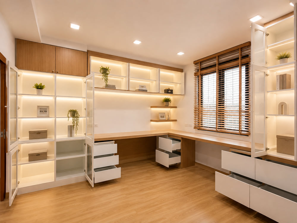 งานออกแบบและควบคุมงานก่อสร้าง บ้านพักอาศัย 2 ชั้น — ภาพที่ 3
